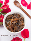 Mishri Gulkand | Gulkand | Traditional Sun-Cooked Rose Petal | Organic Rose Petals & Dhaaga Mishri | No Artificial Colours or Flavours